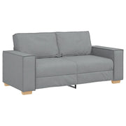 Divano | Divano da soggiorno | Sofa a 2 posti Grigio Chiaro 180x78x84 cm Tessuto