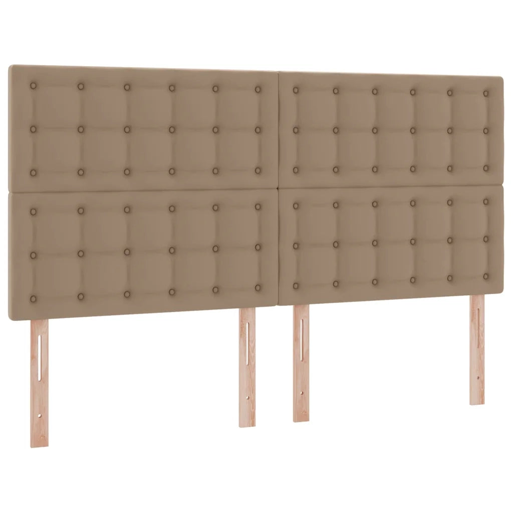 Letto con contenitore e LED con led Cappuccino 180 x 200 cm 3372316
