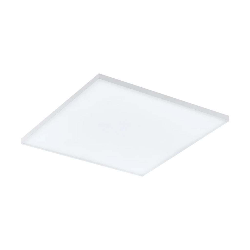 Plafoniera Moderna Turcona Acciaio Bianco Luce Led Integrato 20W