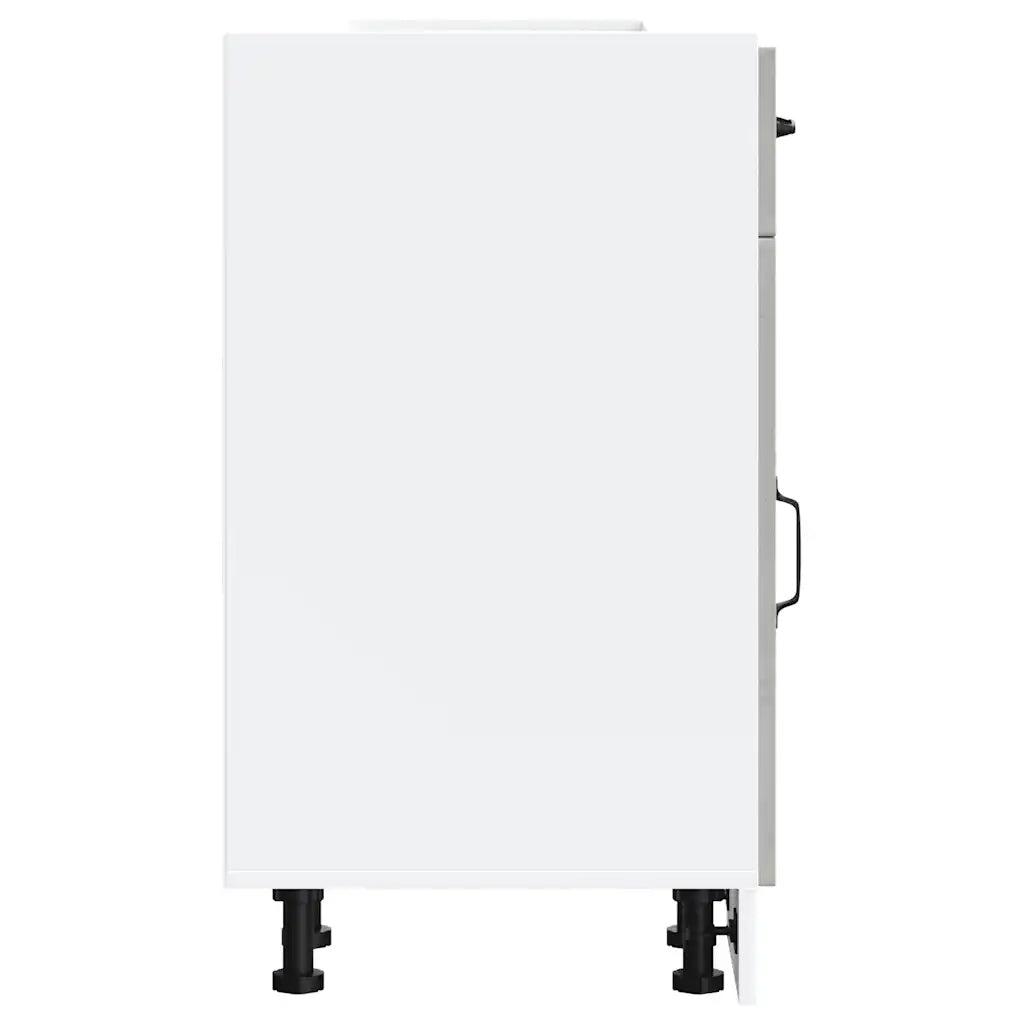 Base da Cucina Kalmar Grigio Cemento in Legno Multistrato 853461