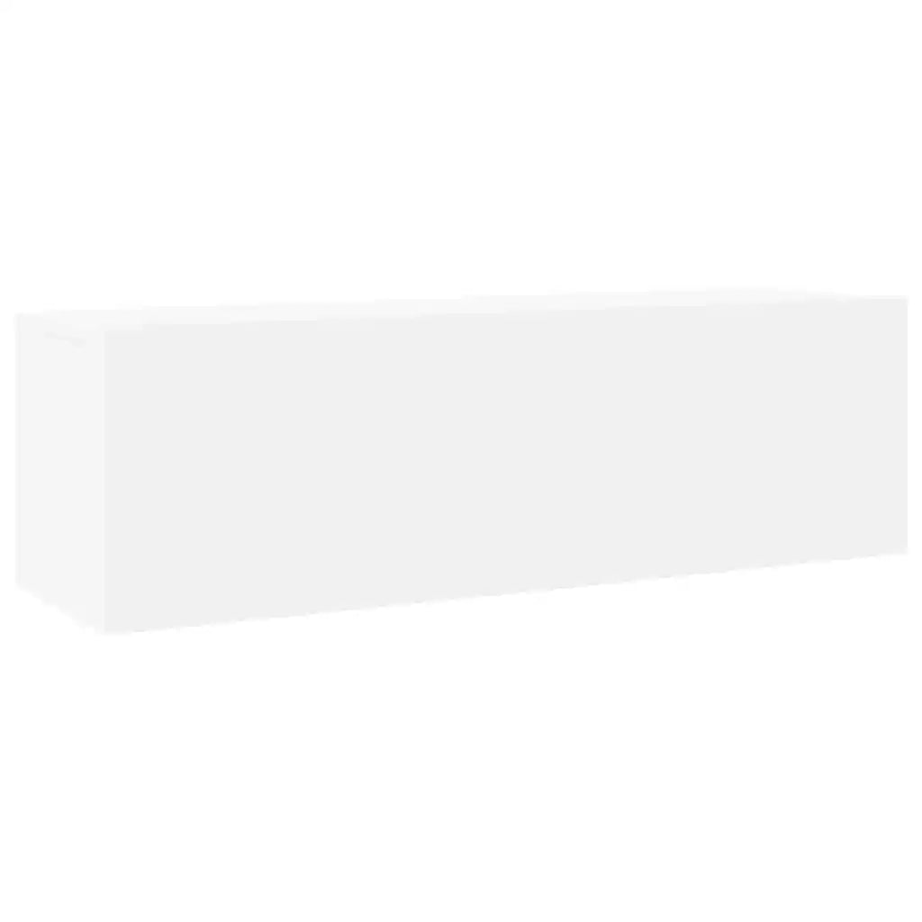 Set di Mobili Porta TV 6 pz-Credenza per TV Bianco in Legno Multistrato 111971