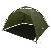 Tenda da Pesca 4 Persone Verde Oliva a Rilascio Rapido