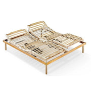 Rete matrimoniale elettrica in legno Master