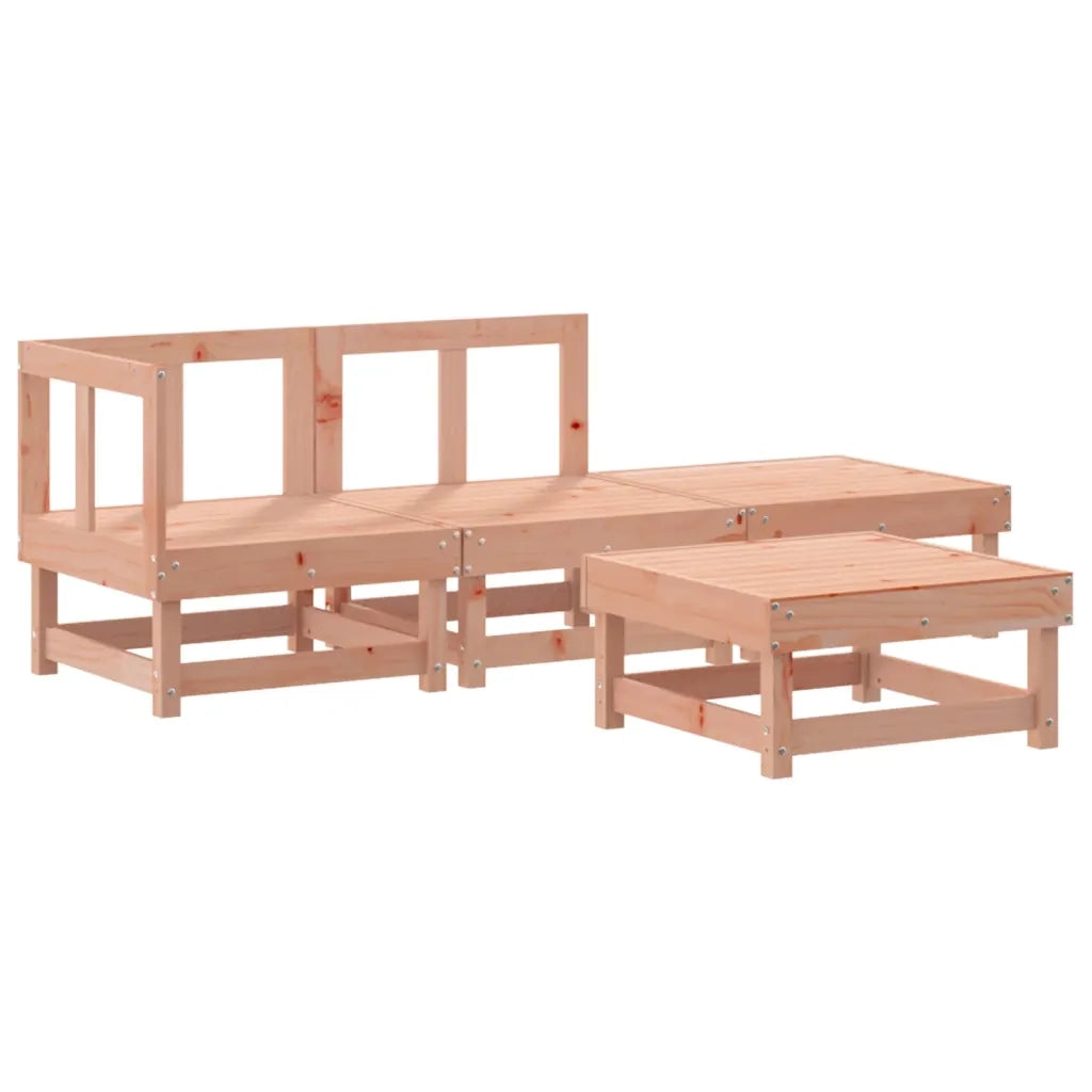 Set Divani Giardino 4 pz con Cuscini Legno Massello di Douglascod mxl 76538