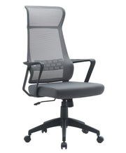 Poltrona da ufficio Hoboken grigia cm 59x65x121 h