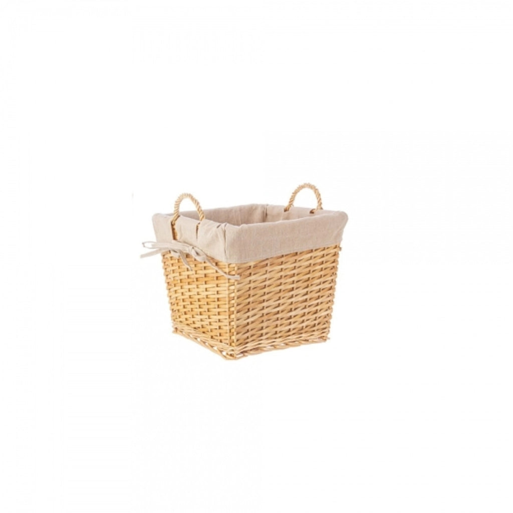 Cesta alesha quad.beige mis m