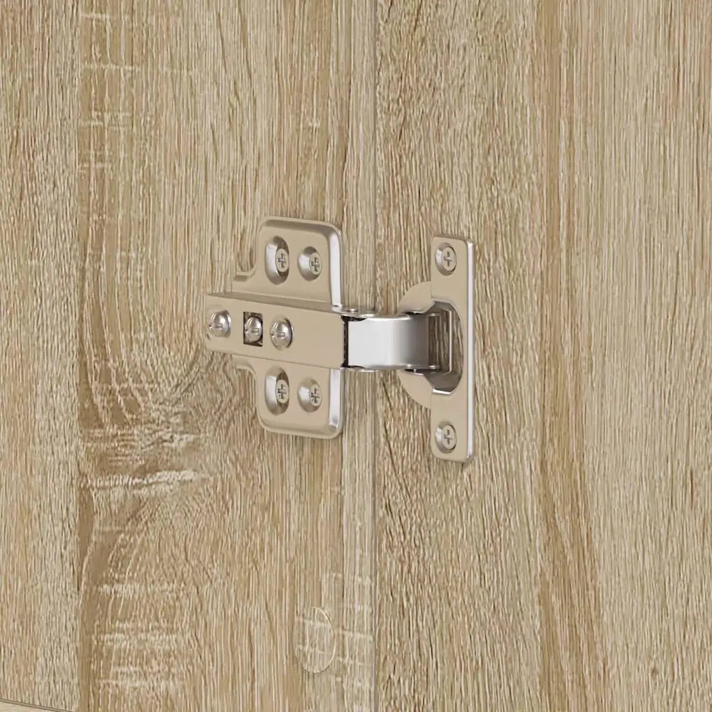 Mobile per scarpe con porta Rovere Sonoma 80 x 39 x 178 cm 3333868
