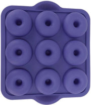 Forma per donuts in silicone - BPA libero - Blu reale - Resiste al lavastoviglie - Donuts perfette - Adatto per uso domestico e fuori casa - Modello non specificato - Codice non specificato