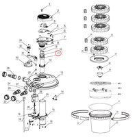 Pezzo di ricambio: tubo di vetro al quarzo per filtro a pressione laghetto CPF-20000