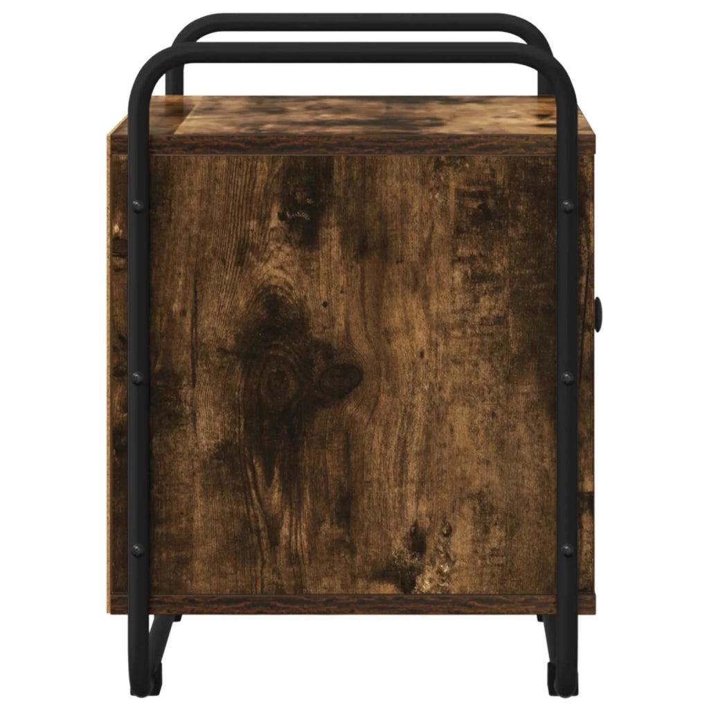 Armadio da Notte Rovere Fumo Legno ingegnerizzato 8007603