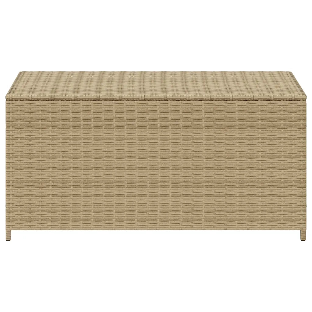 Contenitore da Giardino Beige Misto 190L in Polyrattan