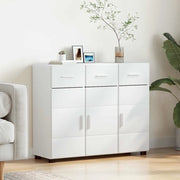 Credenza FLORIN Bianco 88,5 x 30,5 x 73 cm Legno multistrato