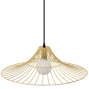 Lampada Da Soffittopensile Piatto Rotondo Loft Oro APP499-1CP