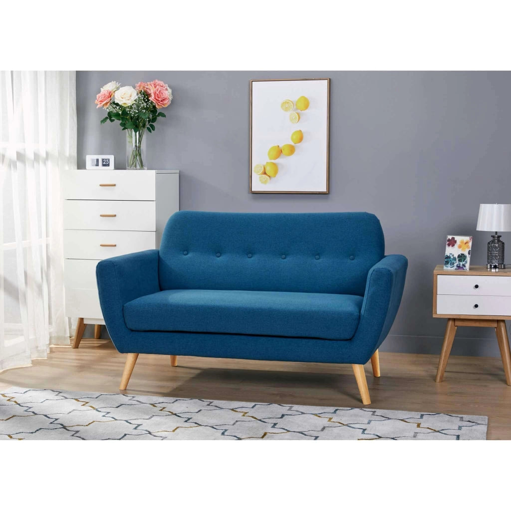 Divano due posti Scandinavo in Tessuto cm 147x79x86 - SILENTE
