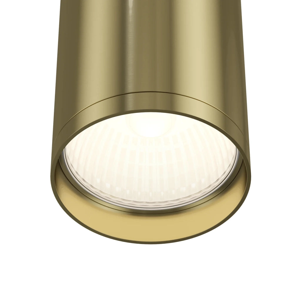 Maytoni Lampada da soffitto moderna VGL 1 luce GU10 ottone alluminio