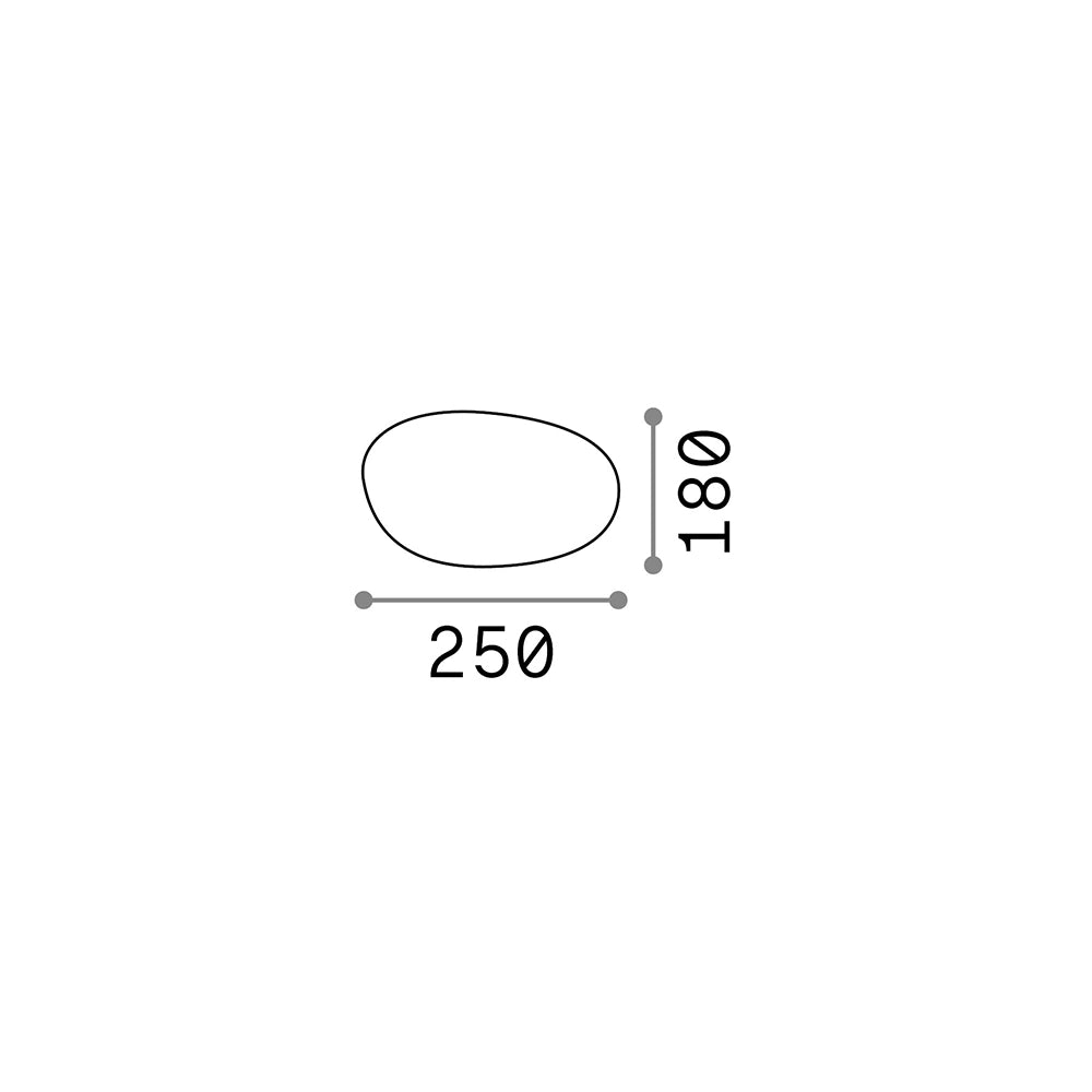 Piantana Moderna Sasso Materie Plastiche Bianco 1 Luce G9 3W 3000K Luce Calda