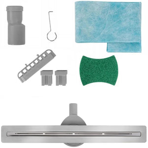 Canalina Di Scarico Rea Filo Nickel Brush 80