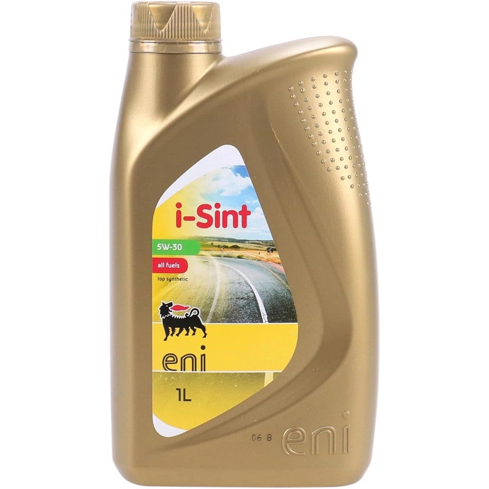 Trade Shop - Olio Lubrificante Motore Auto I-sint Eni/5w-30 1 Litro Con Formula Top Synthetic -