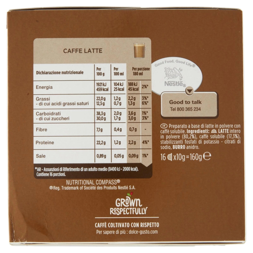 Nescafé Dolce Gusto Caffelatte 16 Capsule