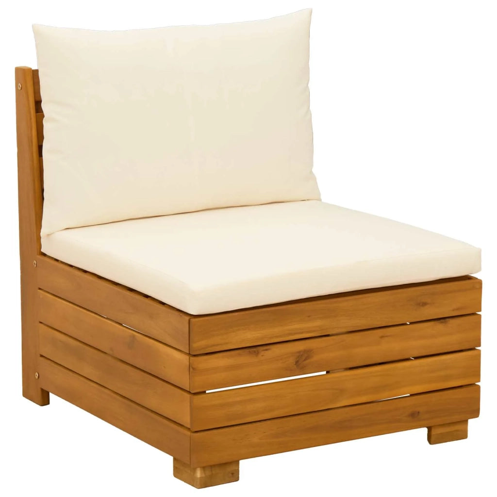 Salotto da Giardino-Set Lounge da Giardino 2 Pezzo Marrone Legno di Acacia Massello 957193