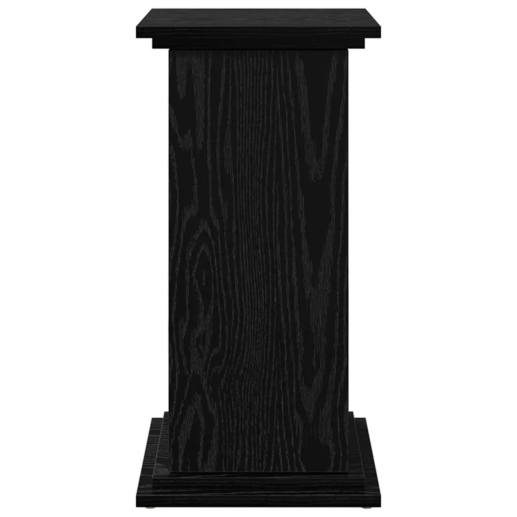 Supporto di esposizione con porta Rovere Nero 31 x 30 x 60 cm 869246