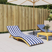 Cuscino per Lettino a Righe Bianche e Blu in Tessuto Oxford 361421