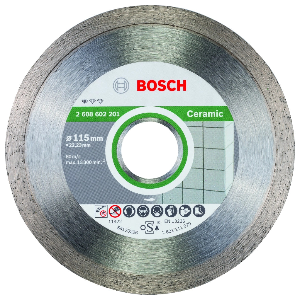 2608602201 - Disco diamantato Standard for Ceramic 115 x 22,23 x 1,6 x 7 mm