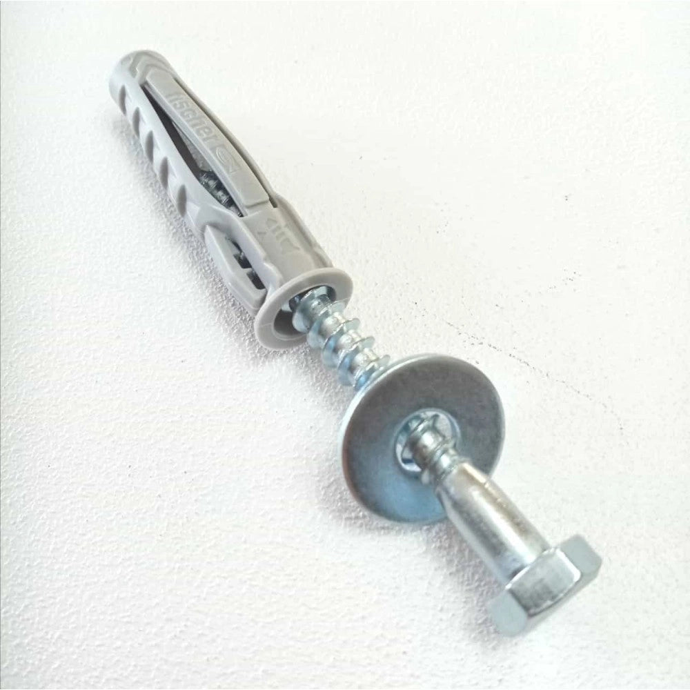Tassello in plastica e vite te da 12 x 80mm - 2pz
