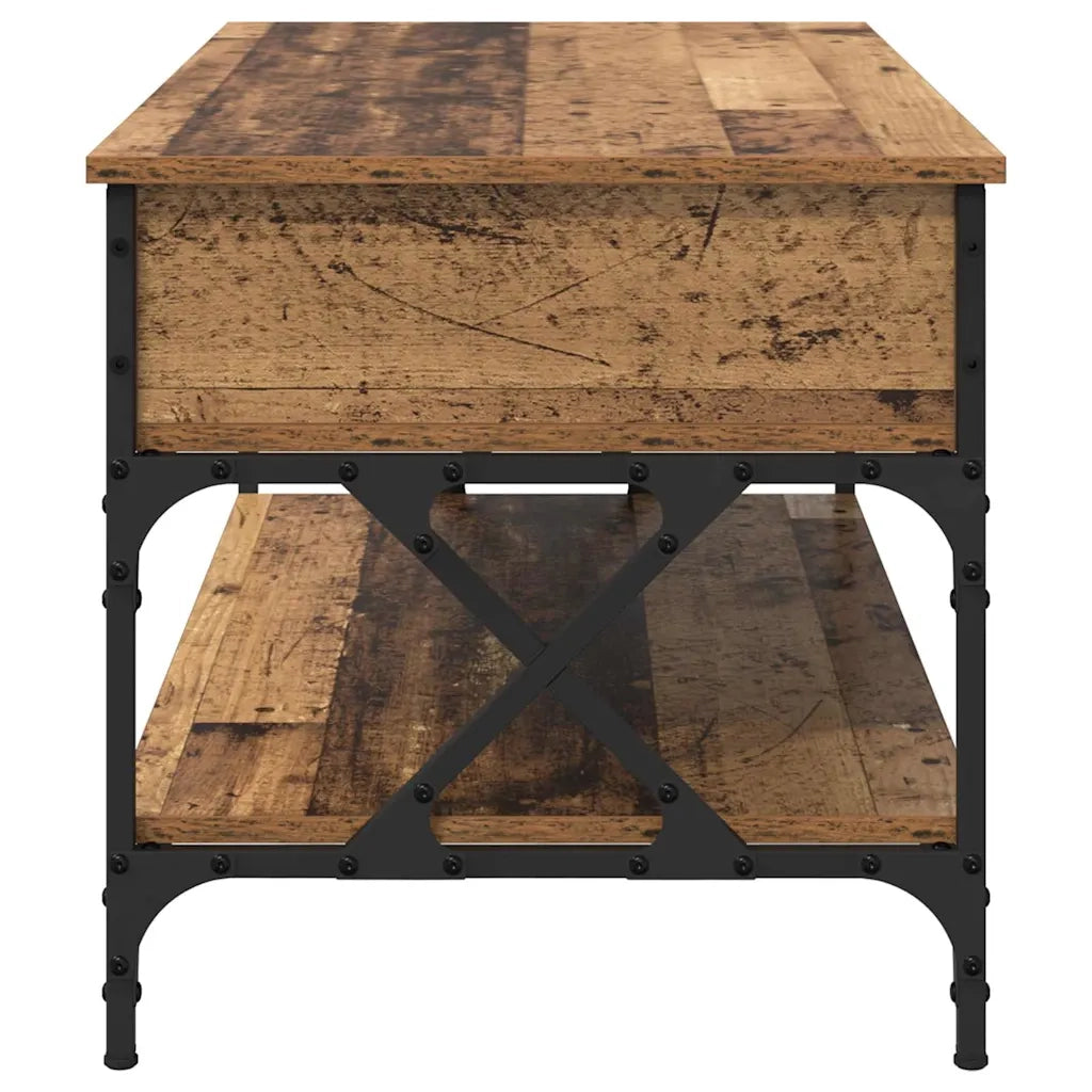 Tavolino da salotto | Tavolino da caff¨¨ | Tavolino da Soggiorno Legno vecchio 100 x 50 x 50 cm