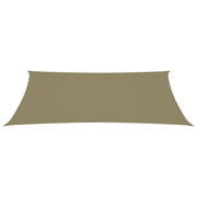 Vela ombreggiante/ombrellone rettangolare in tessuto Oxford 5 x 8 m beige 02_0009727