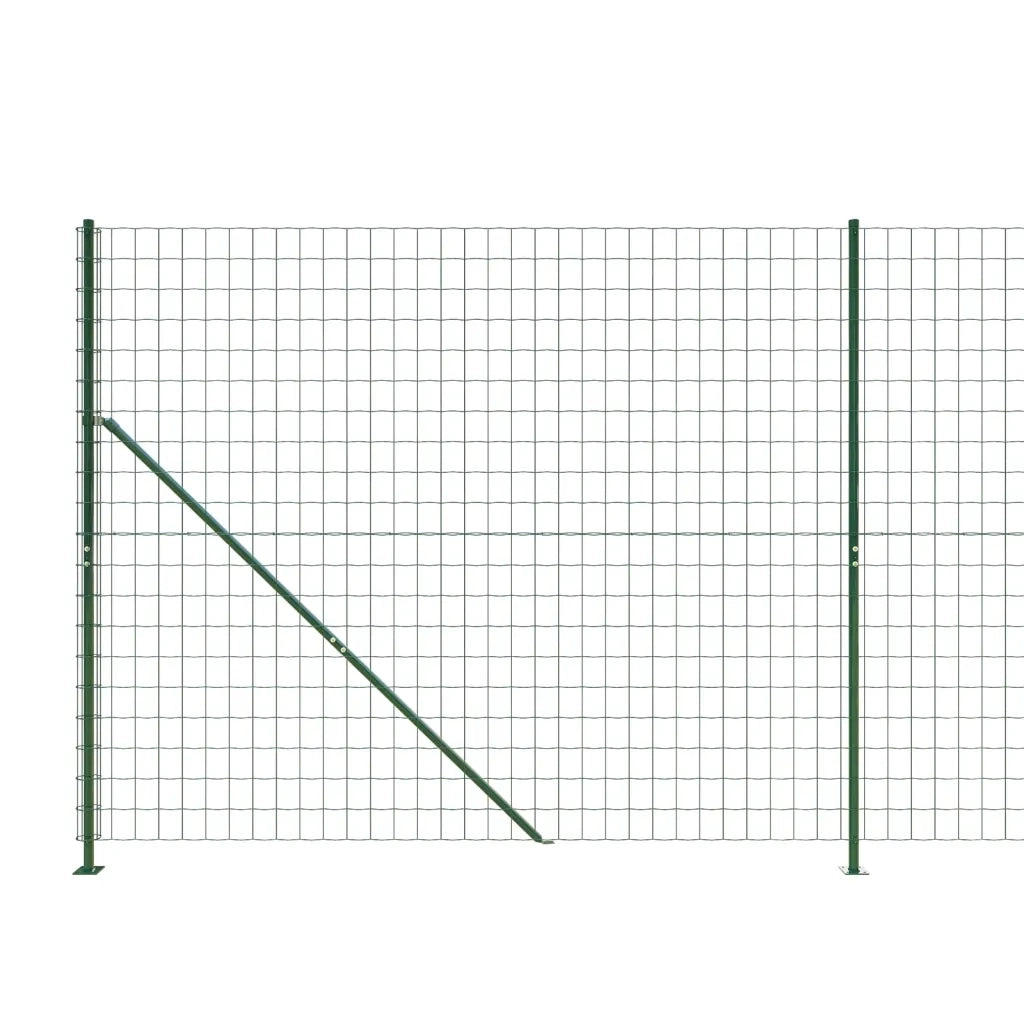 Recinzione Metallica con Flangia Verde 2,2x25 m 154175