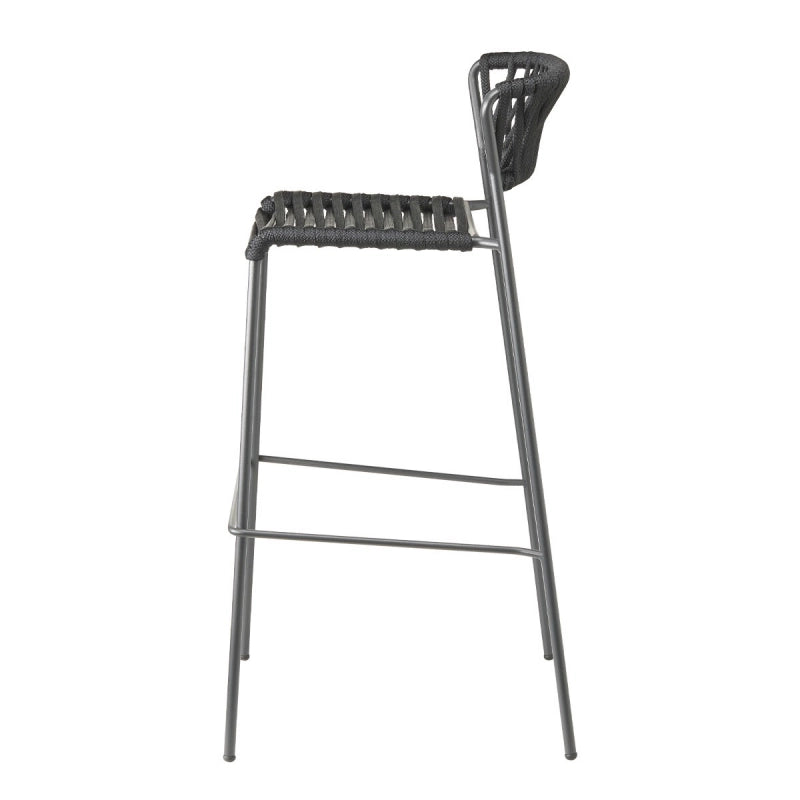 SGABELLO LISA FILÒ CORDA NAUTICA HT 75 MADE IN ITALY SCAB DESIGN