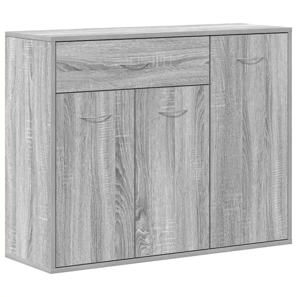 Credenza-Buffet-Armadio da cucina Grigio Sonoma 88x30x70 cm in Legno Ingegnerizzato