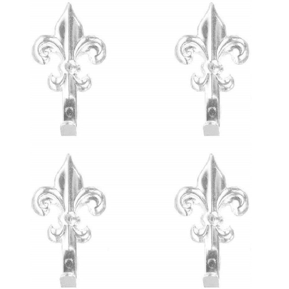 Trade Shop - 15pz Ganci Appendi Argento 3cm Appendino Per Quadri Giglio Fiorentino Con Chiodi -