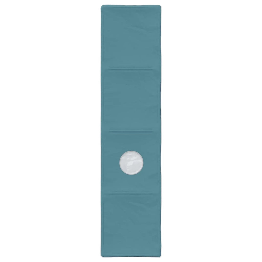 Letto con Tunnel 4 pcs Rovere Artigianale e Blu Chiaro