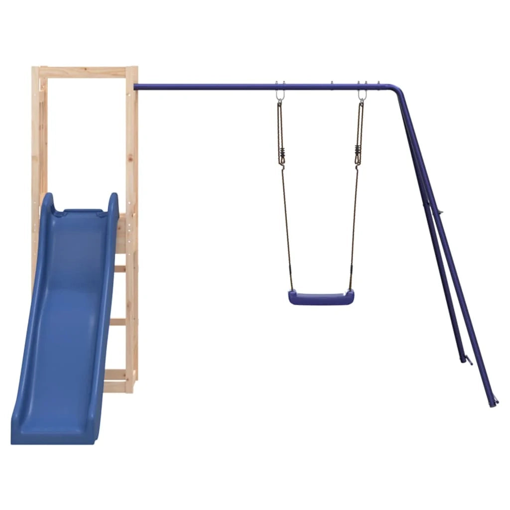 Area giochi esterna 237 x 321 x 169 cm in legno massello di pino 02_0004635