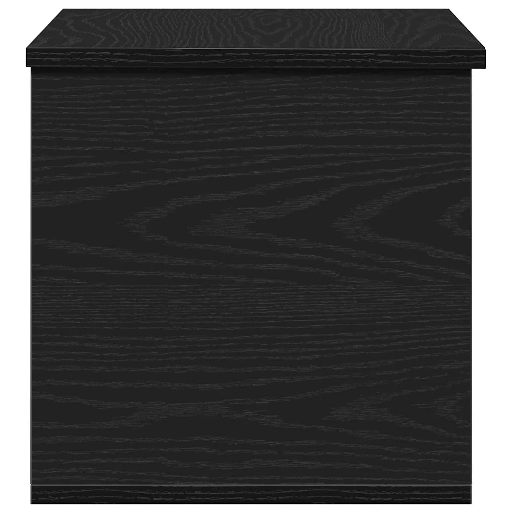 Scatola di Stoccaggio Rovere Nero 60 x 35 x 35 cm 868704