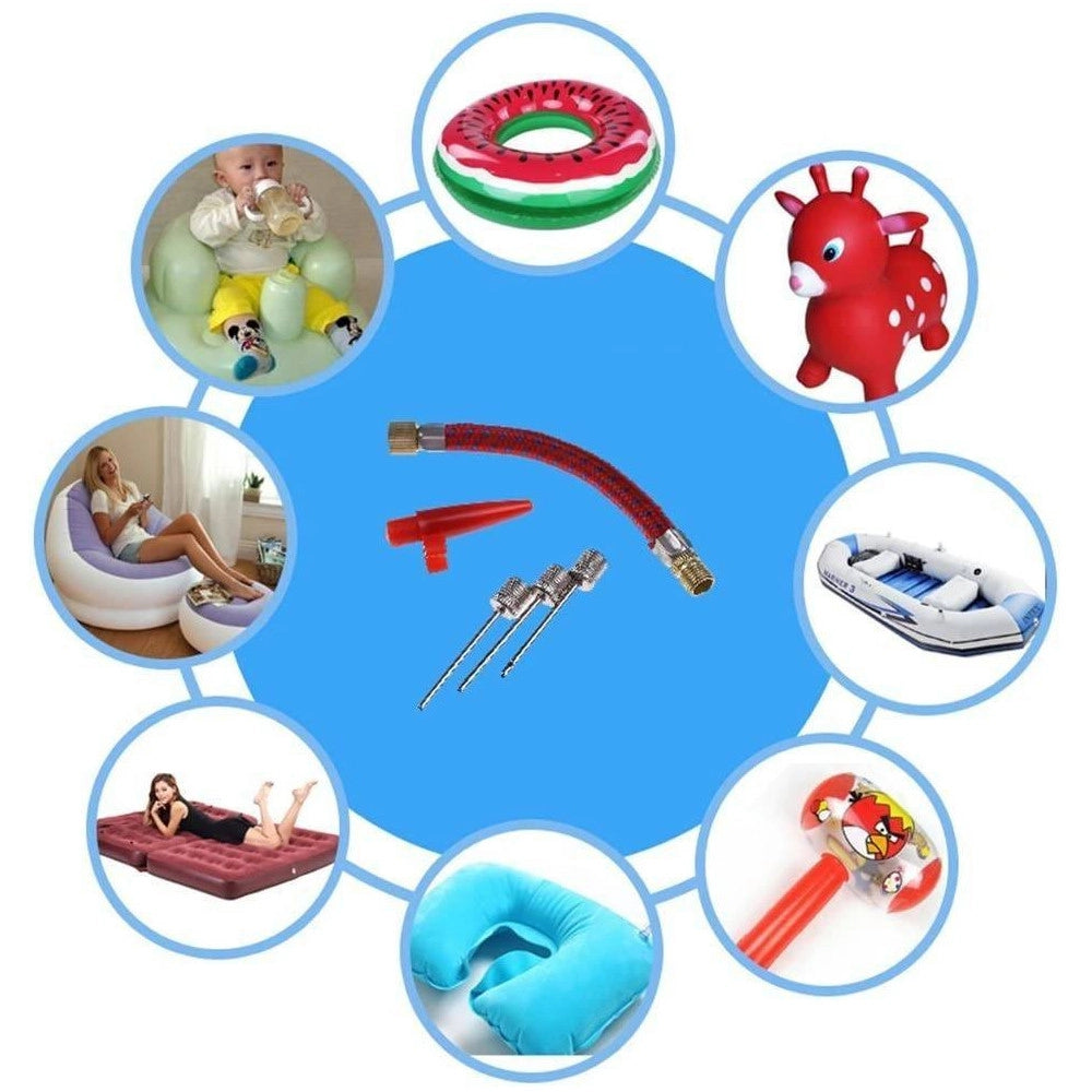 Trade Shop - Kit Aghi Ago Per Pompa Gonfiaggio Compressore Adattatore Ago Per Valvola Palloni -