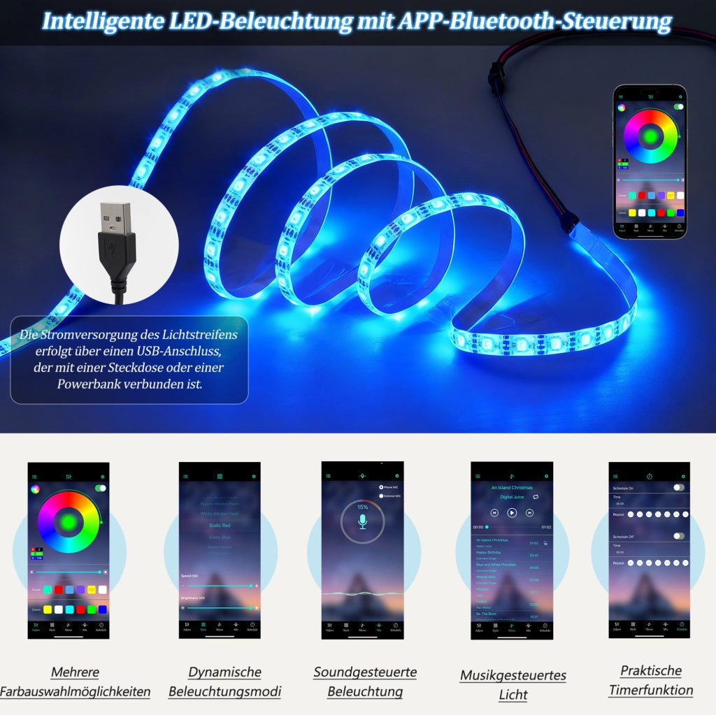 Mobile TV lucido bianco con LED e due cassetti