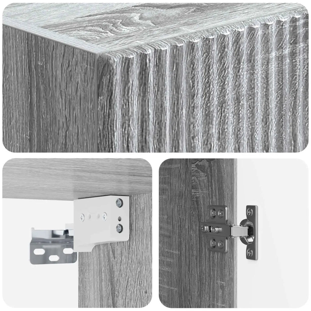 Set di armadi 2 pcs 33 x 34,5 x 90 cm Legno ingegnerizzato 3416553