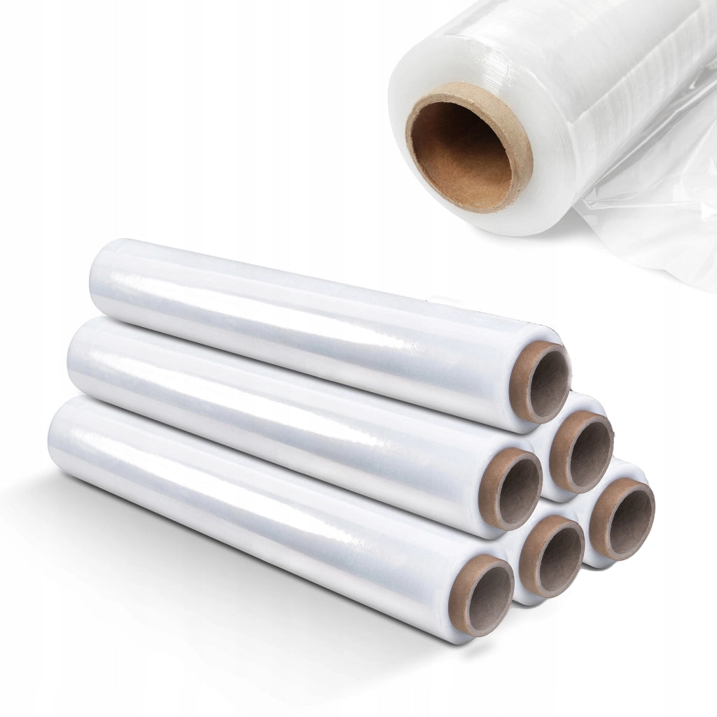 KADAX Pellicola estensibile XL Estensibile 2,5 kg Trasparente Resistente Opaco Incolore Rotolo 6x
