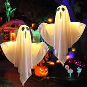 Decorazione per Halloween - Spettri appesi - Gli spiriti volanti divertenti - 2 pezzi - 50 cm - Decorazione per la porta d'ingresso - Decorazione per feste - Decorazioni per Natale