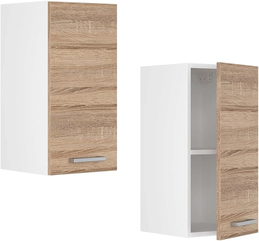 Pensile da cucina R-Line, Sonoma, 30 cm, per la libera combinazione all'interno di sistemi cucina modulari