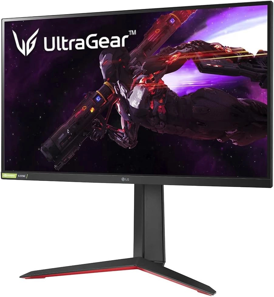 LG 27GP850P UltraGear Gaming Monitor 27" QHD NanoIPS HDR 400, 2560x1440, 1ms, G-Sync Compatible, AMD FreeSync Premium Pro 180Hz, HDMI 2.0 (HDCP 2.2), Display Port 1.4, USB 3.0, AUX, Flicker Safe, Nero