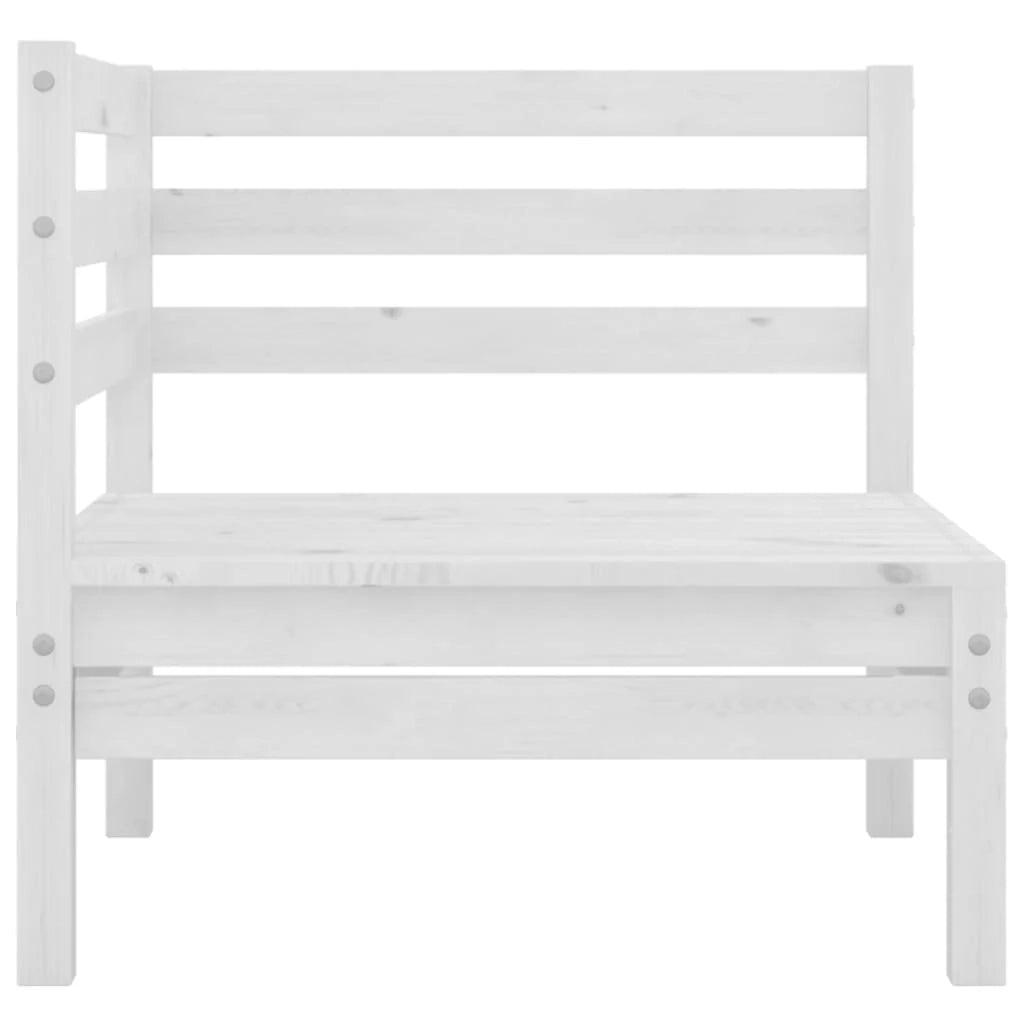 Set di mobili da giardino mobili da esterno 4 pezzi legno di pino massiccio bianco 02_0016237