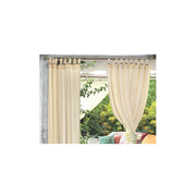 Tenda gazebo idrorepellente tortora 140x270 cm – Poliestere con passanti e bottoni
