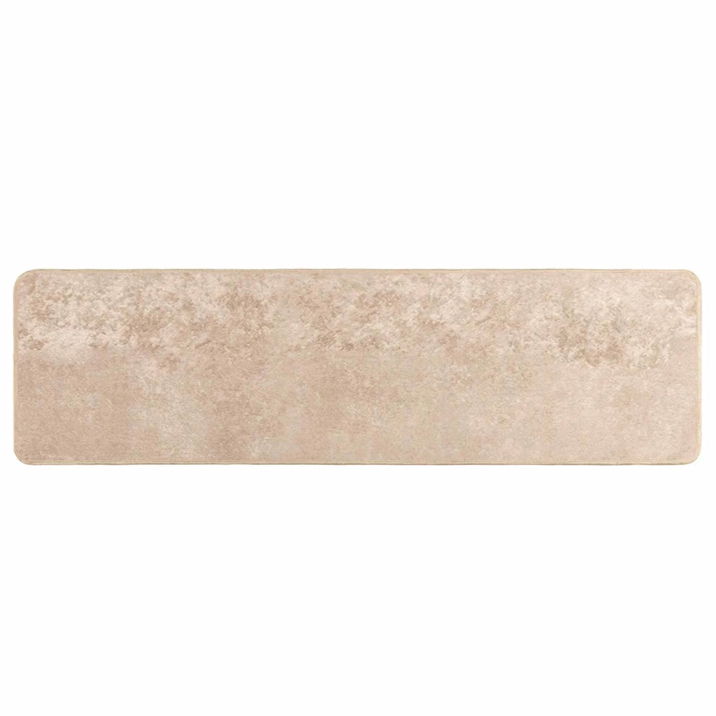 Runner Tappeto MARSA Beige 50 x 200 cm Poliestere e PVC 42023075