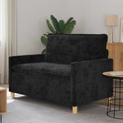 Divano Nero 126 x 81 x 87,5 cm Poliestere