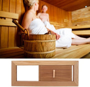 Pannello di ventilazione per sauna e camera di vapore in legno di cedro - Ideale per la rilassazione - 34,1 x 12,9