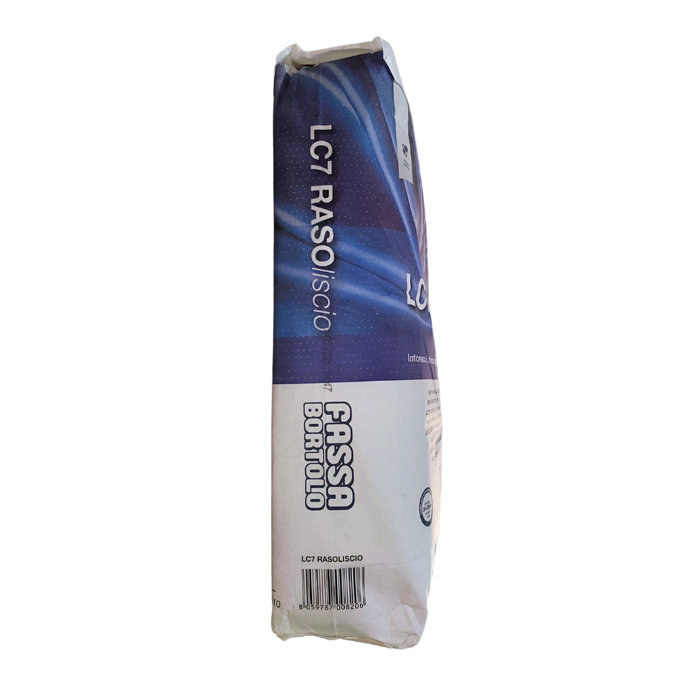 Lc7 rasoliscio intonaco finitura liscio base leganti idraulici selezionati 20 kg